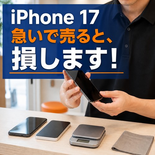 iPhone 17の買取価格、急いで売ると損する人がいます