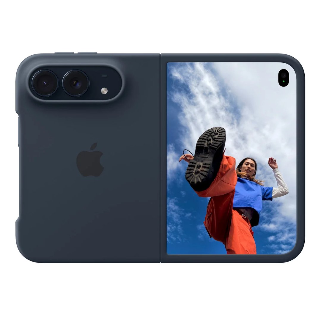 折りたたみのiPhone Duo。開くと7.6インチになります