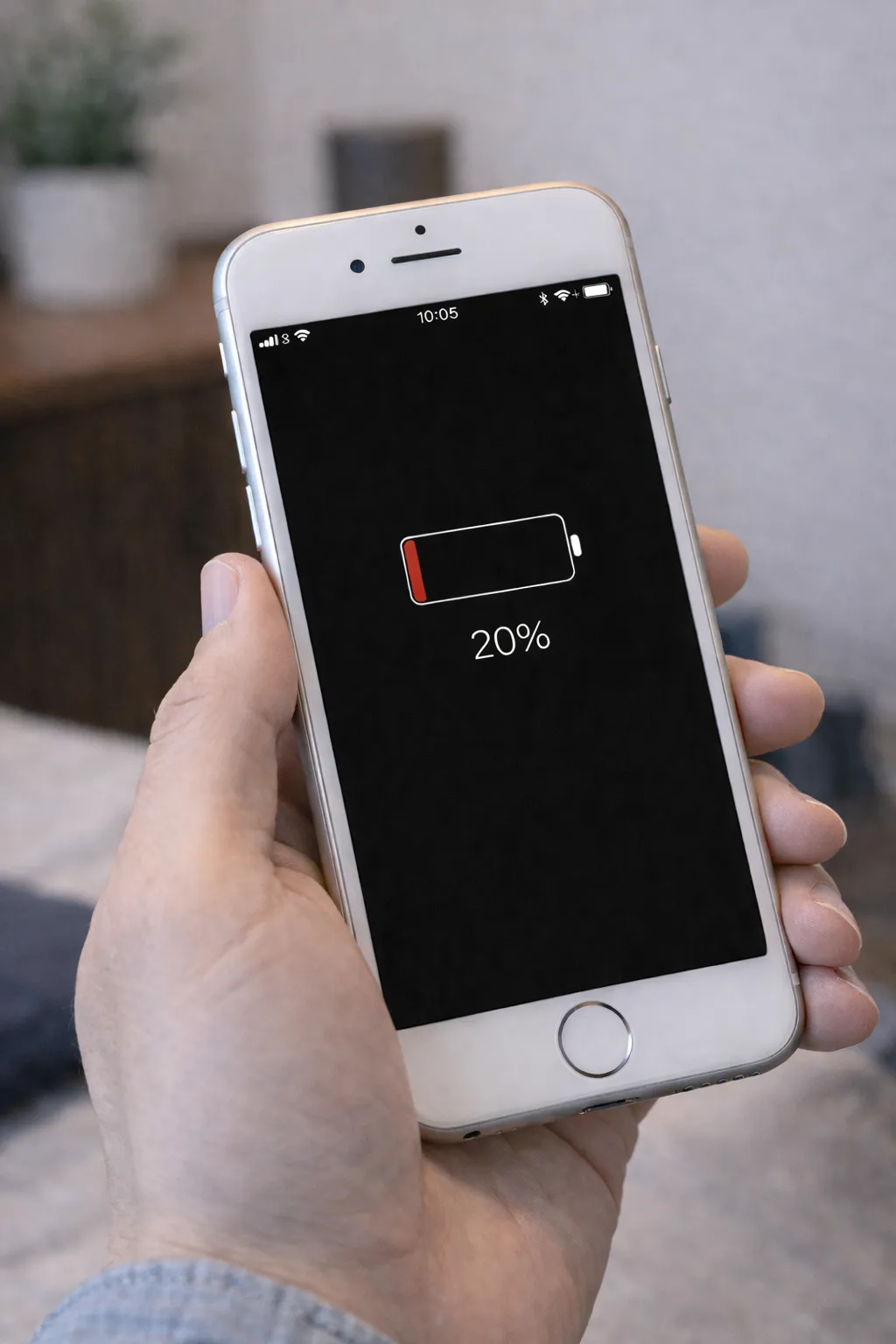 充電の減りが早いiPhoneを使っている