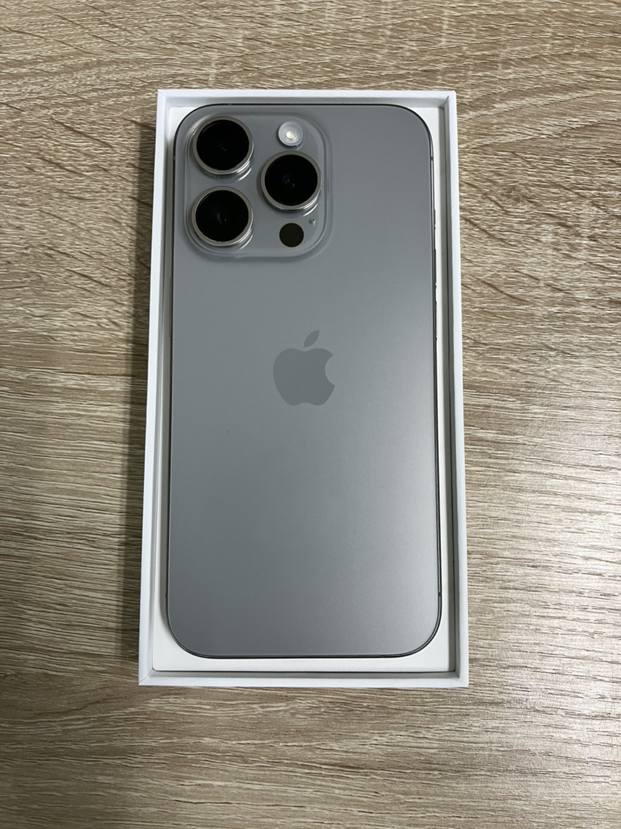 【iPhone15Pro】買取 512GB | ナチュラルチタニウム　《宮古店》
